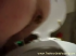 An amateur clip filmed from below as a woman squats over a toilet, with very close views of her bottom as she pushes. Over a minute.